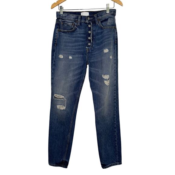 Boyish The Billy Jean in Waterfall size 27 Rigid Skinny Denim High Rise - Picture 2 of 7